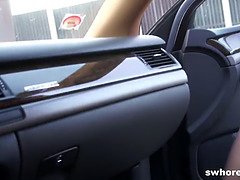 Coche, Checa, Hd, Al aire libre, Pov, Público, Coño, Medias largas
