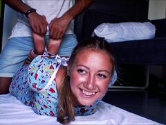 Blond, Gebondenheid, Fetisj, Huisgemaakt, Orgasme, Klein