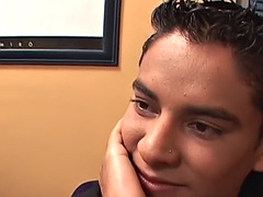 Real Spanish skinny twink fucks BF till cumshot at home