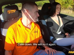 Amatoriale, Culo, Pompino, Brunetta, Schizzo di sborra, Cieca, Jeans, All'aperto