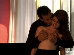 Sucer une bite, Bondage, En gros plan de très près, Hd, Chatte, Rousse roux, Fessée, Attachée