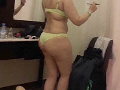 Arab hottie embarks on a relaxing escapade to indulge in pleasure part deux