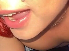 Amateur, Sucer une bite, Masturbation, Rousse roux, Solo