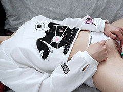 supah little teen has ruined orgasm, then taps out - romantic lesbos