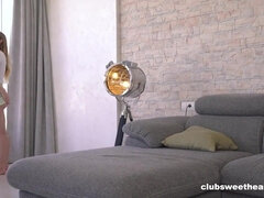 Amaterji, Velike joške, Rjavolaska, Par, Prstni, Lezbijke, Naravne joške, Obrito