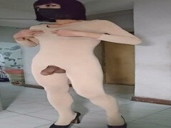 Culo, Culo grande, Chino, Lencería, Masturbación, Pantaletas, Transexual, Medias largas