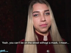 Public Agent Elena Vedem Gets Deepthroat Blowjob Exam Fucked POV Doggystyle