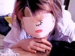 デカチン, フェラする