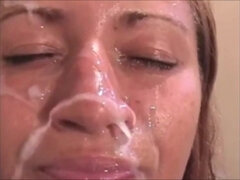 아마추어, 큰 엉덩이, 사정 샷, 음경, 얼굴에, 집에서 만든, 수음, 청소년