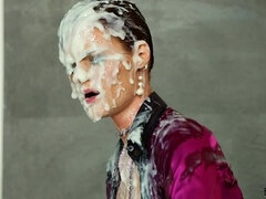 イく瞬間, バック, ヒール, レザー, オナニー, オマンコ, 一人, 濡れ