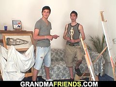 Tchecoa, Vovozinha, Maduroa, Realidade, Ruivoa, Adolescente, Sexo grupal a três