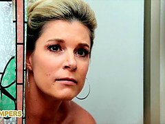 Pauzão, Peitos grandes, Loiroa, Boquete, Loba, Garganta funda, Mamãe, Sexo grupal a três