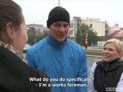 Amatorka, Blondynka, Brunetka, Samochód, Grupa, Na wolnym powietrzu, Strona, Publiczny