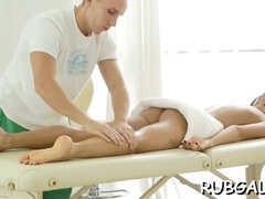 마사지, 빨간 머리, 젖가슴