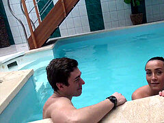 Kukk suging, Brunette, Hanrei, Europeisk, Penger, Realitet, Tenåring