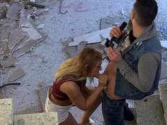 Blondynka, Obciąganie, Kutas, Hardcore, Publiczny