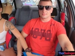 아마추어, 아시안, 큰 음경, 오랄섹스, 마사지, 태국인