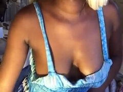 Hot YouTuber Yomairie - Nice MILF areolas pumping milk big black tits