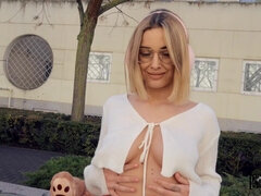 Blond, Pijpbeurt, Schattig, Hd, Gezichtspunt, Kut duiken, Geschoren