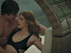 Grote lul, Zwart, Bruinharig, Zwart, Hardcore, Openbaar, Trio, Tieten likken