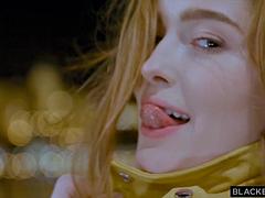 Chica, Verga grande, Negro, Mamada, Ébano, Interracial, Al aire libre, Tetas