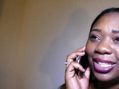 Αφρικανός, Χοντρή γυναίκα, Μαύρος, Χοντρούλα, Στο πρόσωπο, Μαλακία, Σπιτικό, Πρώτου προσώπου