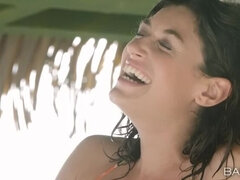 Babe, Kukk suging, Par, Mamma, Synsvinkel, Spansk, Stemor, Trekant