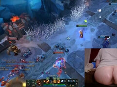 Gamer Girl And Deutsche Amateure - Fucking My Ass With A Banana Toy When Im Dead League Of Legends #18 Luna