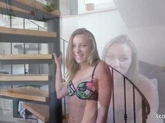 18 años, Universidad, Corridas faciales, Alemán, Sexo duro, Flaco, Adolescente, Tetas