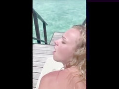 Wild vacation sex with a gorgeous woman from behind - Amateur porn feat. Angel Emily