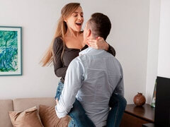 Velika rit, Blondinka, Fafanje, Doggystyle, Dekle drka tiča, Milf, Naravne joške, Obrito