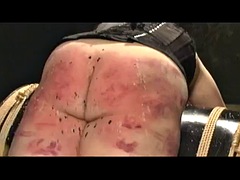 BEAUTIFUL TEACHER POURS HOT WAX OVER HER BIG ASS Spanked