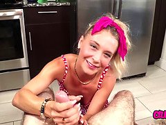 Amerikaans, Pijpbeurt, Hd, Ondergoed, Klein, Gezichtspunt, Tieten likken, Vrouw