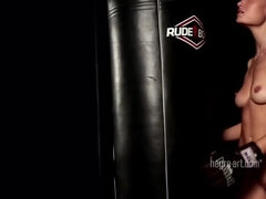 Grote mammen, Blond, Vrouw, Hd, Alleen