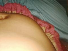 18, Indisk, Slick, Liten och nätt, Fitta, Stockings, Suger, Tonåring