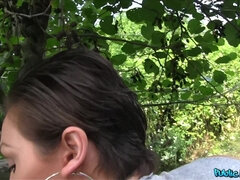 Amatör, Avsugning, Utomhus, Pov, Offentlig