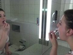 Iso kaunis nainen, Suihinotto, Ruskeahiuksinen, Spermashotti, Hd, Julkinen