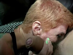 Amateur, Gros seins, Sucer une bite, Tir de sperme, Mamie, Hard, Mature, Rousse roux