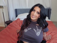 Hatalmas hátsó, Tekintélyes didik, Cumizás, Gesztenyebarna, Ondó fröcskölés, Házi készítésű, Nézőpont, Begyek