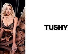 アナル, デカチン, デカパイ, ブロンド, フェラチオ, 浮気者, バック, ハードコア