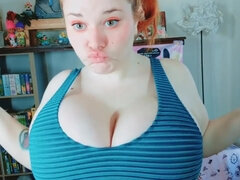 Belle grosse femme bgf, Gros seins, Tchèque, Femelle, Lesbienne, Seins naturels, Solo, Webcam