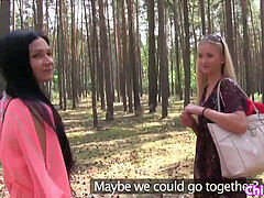 Leie, Europäisch, Lesbisch, Im freien