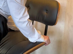 Amatör, Stor stjärt, Sperma shot, Klackar, Nylon, Kontor, Strumpbyxor, Sekreterare