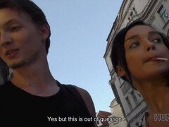 Amatorka, Obciąganie, Brunetka, Rogacz, Europejski, Pieniądze, Nastolatki, Cycki