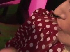 Alicia has a desire to transgress with a trio