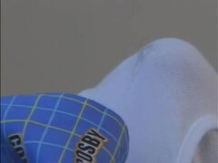 대학교, 커플, 일본인, 스트랩, 젖가슴