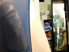 Enthousiasteling, Grote lul, Ondergoed, Masturbatie, Panty, Mager, Alleen, Kousen