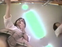 Asiatique, Japonaise, Lingerie, Culottes ou slips, Adolescente, Sous la jupe, Voyeur