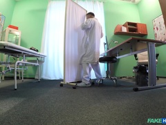 아마추어, 닥터, 도기스타일, 대단히, 간호사, 사무실, 셀카, 보지