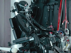 Anal, Bondage disciplin sadomasochisme, Trældom, Par, Sædskud, Latex, Kneppe maskine, Onani